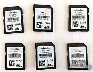 Cisco 32GB SD карти за сървъри UCS-SD-32G-S (16-4389-02) - 6 броя