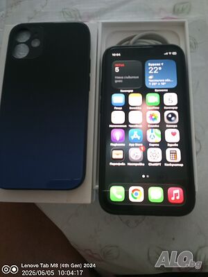 Айфон 12 мини, 256 GB, черен, без забележки!