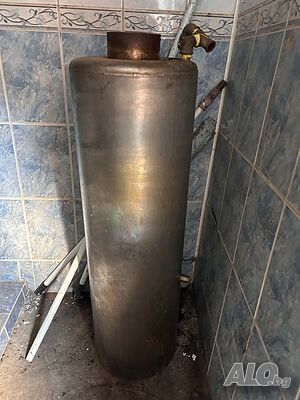 Бойлер на твърдо гориво. Хром никелов водосъдържател.