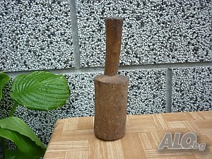 Автентично старинно дървено чукало