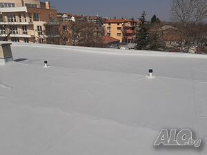 Ремонт плоски покриви с PVC мемебрана