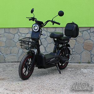 Електрически двуместен скутер - велосипед със 18″ гуми, 750W, 48V/20Ah