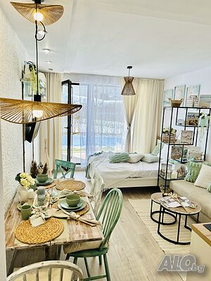 Ново, модерно студио с винтидж дух в Green Life Beach Resort Sozopol