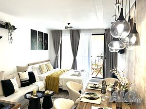 Дизайнерски едностаен апартамент, 1-вa линия море, Green Life Beach Resort, Смокиня Созопол