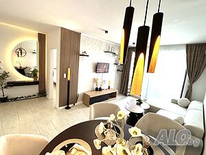 Стилен, двустаен апартамент, First Line, 5* елитен компл.Green Life Beach Resort, Смокиня Созопол