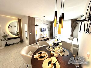 Дизайнерски деустаен апартамент, 1-ва линия море, Green Life Beach Resort, Каваци, Смокиня, Созопол