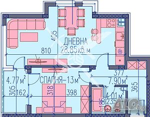 Двустаен апартамент Изгрев