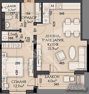 Мезонет в кв. Виница - 426-15259