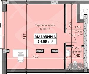 Магазин в нова кооперация кв. Кършияка