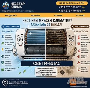 Годишна профилактика на климатици в Свети Влас | Nesebar Klima OOD