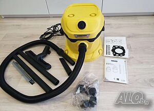 Мултифункционална прахосмукачка за сухо мокро почистване Karcher WD 2 Plus V-12/4/18 1000 W 12 л.