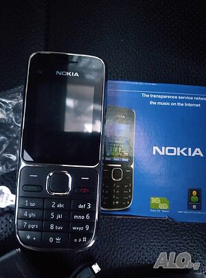 Мобилен телефон gsm нокиа Nokia C2-01 2/3G, radio 3,2 mpx, Bluetooth Black