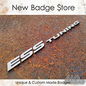 Къстъм BMW емблеми и надписи / ESS Tuning метални букви