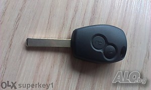 Кутийка за ключ за Рено/Renault Clio Modus Megane Espace Master Twingo Dacia с 2 бутона