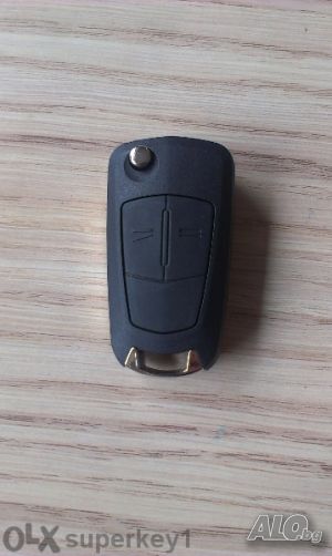 Кутийка за ключ за Opel Astra H-j, corsa D, vectra C-d, zafira, signum, meriva-сгъваем с 2 бутона