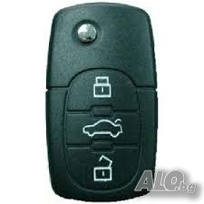 Кутийка ключ дистанционно Audi А2/А3/А4/А6/А8/Tt/Q7 батерия 1616,1620 -3 бутона
