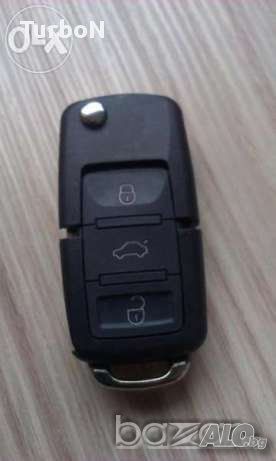 Кутийка ключ дистанционно Фолксваген Vw Passat,Golf,Seat,Skoda-3 бутона