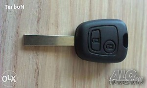 Кутийка ключ за Пежо(Peugeot) 206,207,208,307,308 2 бутона