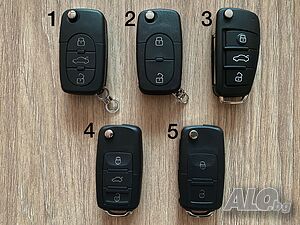 Кутийка ключ Vw/Фолксваген Голф, Поло, Ауди/Audi, Сеат, Шкода 2/3 бутона