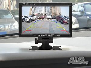 Монитор за кола с 7 инча LCD дисплей, HD 800 x 480 p и 2 AV изхода PK LCD2