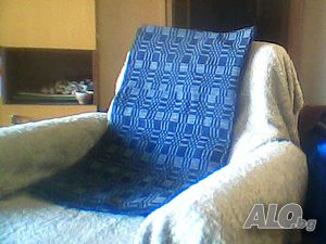 Продава покривка за легло, тъкана на домашен стан!