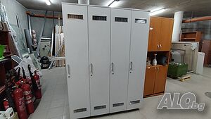 Гардеробна, гардероби за съблекалня с 4 и 5 отделения