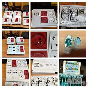 Конзоли с контакти и R& M - FTP розетки 4/6 и 8бр Cimabox