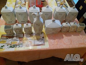 Ретро порцеланов сервиз за подправки