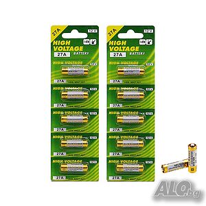 Алкални батерии 27A, 50 бр.