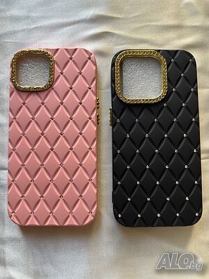 Елегантни дамски калъфи за iPhone 14, 14 pro, 15, 15 pro