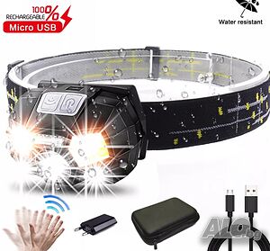 Челник със сензор за движение COB+LED