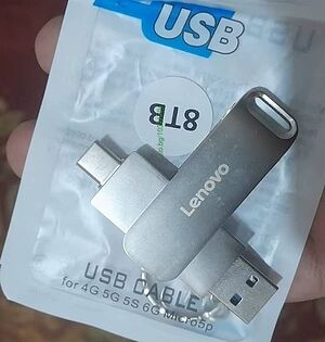 Флашка Lenovo 8тб - 8000гб. - БЕЗПЛАТНА ДОСТАВКА! -Type C -USB 3.0 -Водоустойчива Твърд диск | Компютърни компоненти, резервни части | София