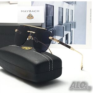 ПРОМОЦИЯ! Метални Слънчеви очила MAYBACH Авиатор Gold Limited Edinition Майбах + Включена доставка