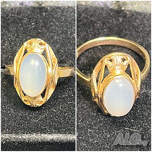 Пръстен златен 14 к 585 zlaten prasten Gold
