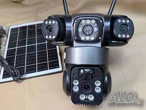 4G Соларна тройна 2026 последен модел Камера LYLU 4x 12 mpx Сим карта безжична kamera sim
