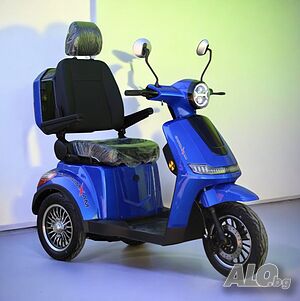 Електрическа триколка Maxmotors FM2 PRO 1800W/60V/25Ah Blue