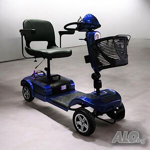Инвалидна електрическа четириколка MaxMotors BL3 500W Blue