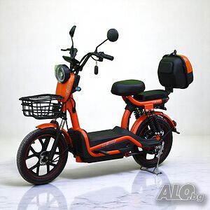 Електрически скутер с педали MaxMotors EBZ 18 750W/48V/20Ah - ORANGE