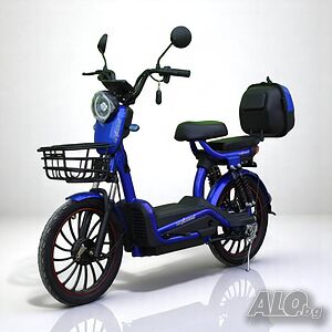 Електрически скутер с педали MaxMotors EBZ 20 1200W/60V/20Ah - BLUE