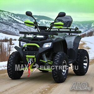 Бензиново АТВ/ATV 250cc/250 кубика RockHunter с лебедка Gray/Green