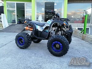 Бензиново ATV 125cc Grizzly 015 - BLUE CAMOUFLAGE
