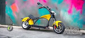 Електрически чопър MaxMotors HARLEY-DAVIDSON Yellow 2500W/60V/20AH