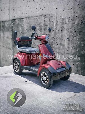 Електрическа Четириколка MaxMotors FM4 LUX 1500W - RED