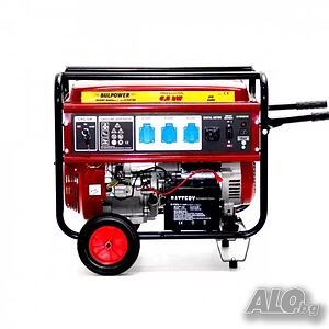Генератор за ток BULPOWER 6.5 KW с ел. стартер-Монофазен-Professional