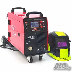 VIKILUX MIG/MMA 300A Телоподаващо с електрожен за алуминий с микропроцесор