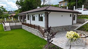Продава ЛУКС Едноетажна Къща в с. Лясково - Натура 2000, А++, Естествен камък