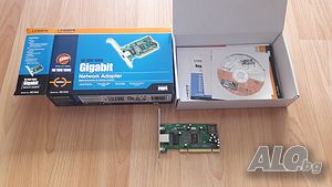Linksys EG1032, 10/100/1000, PCI Gigabit Network Ethernet Adapter Card, 32bit