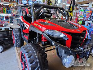 SAFARI двуместен акумулаторен джип JAKARTA 4x4 червен