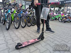 BYOX Детска тротинетка stunt SHOCK червен