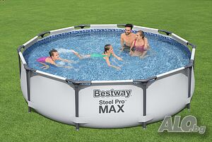 BESTWAY кръгъл басейн 3.05m x 76cm Steel Pro